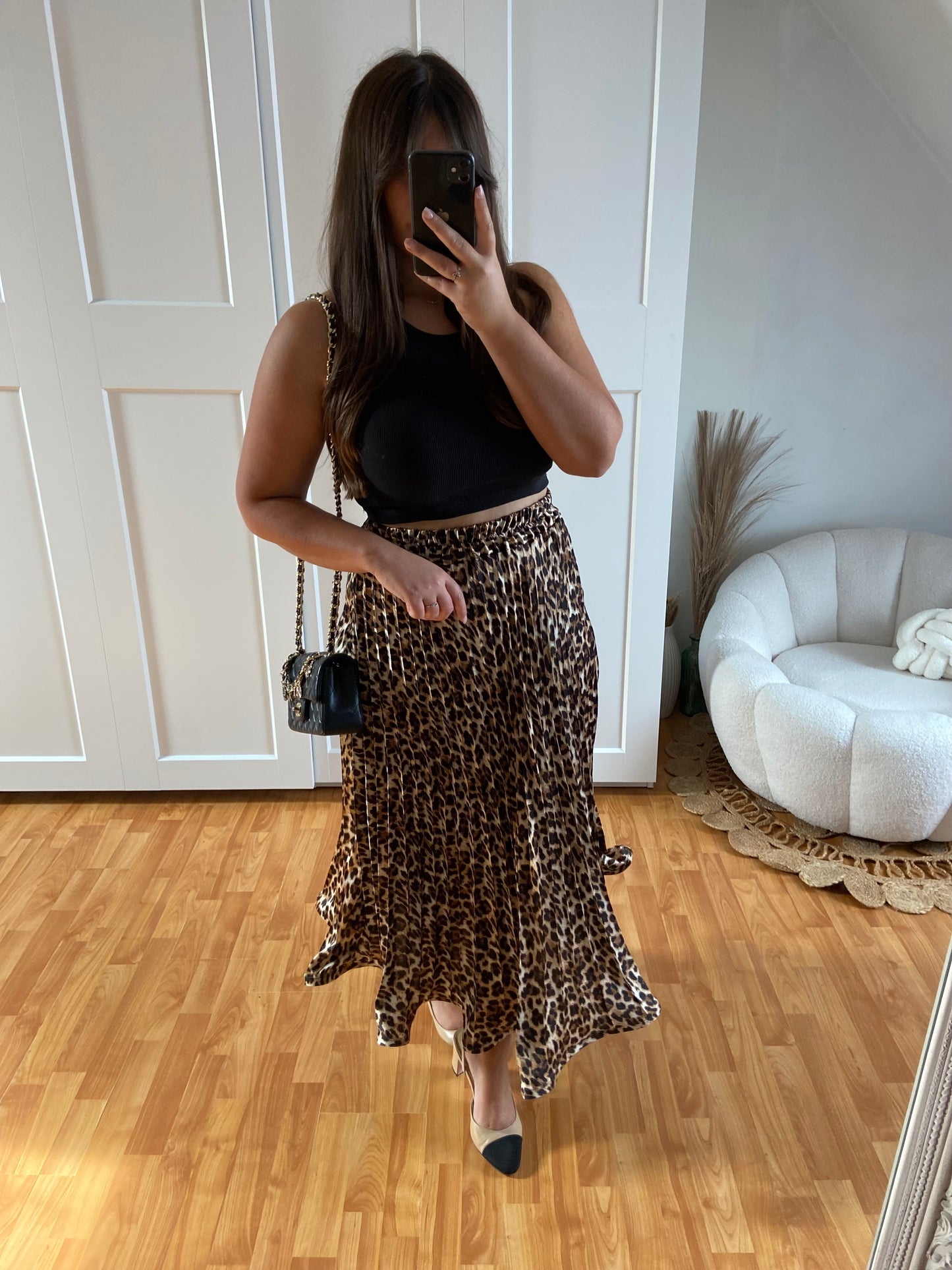 Jupe volant | Léopard