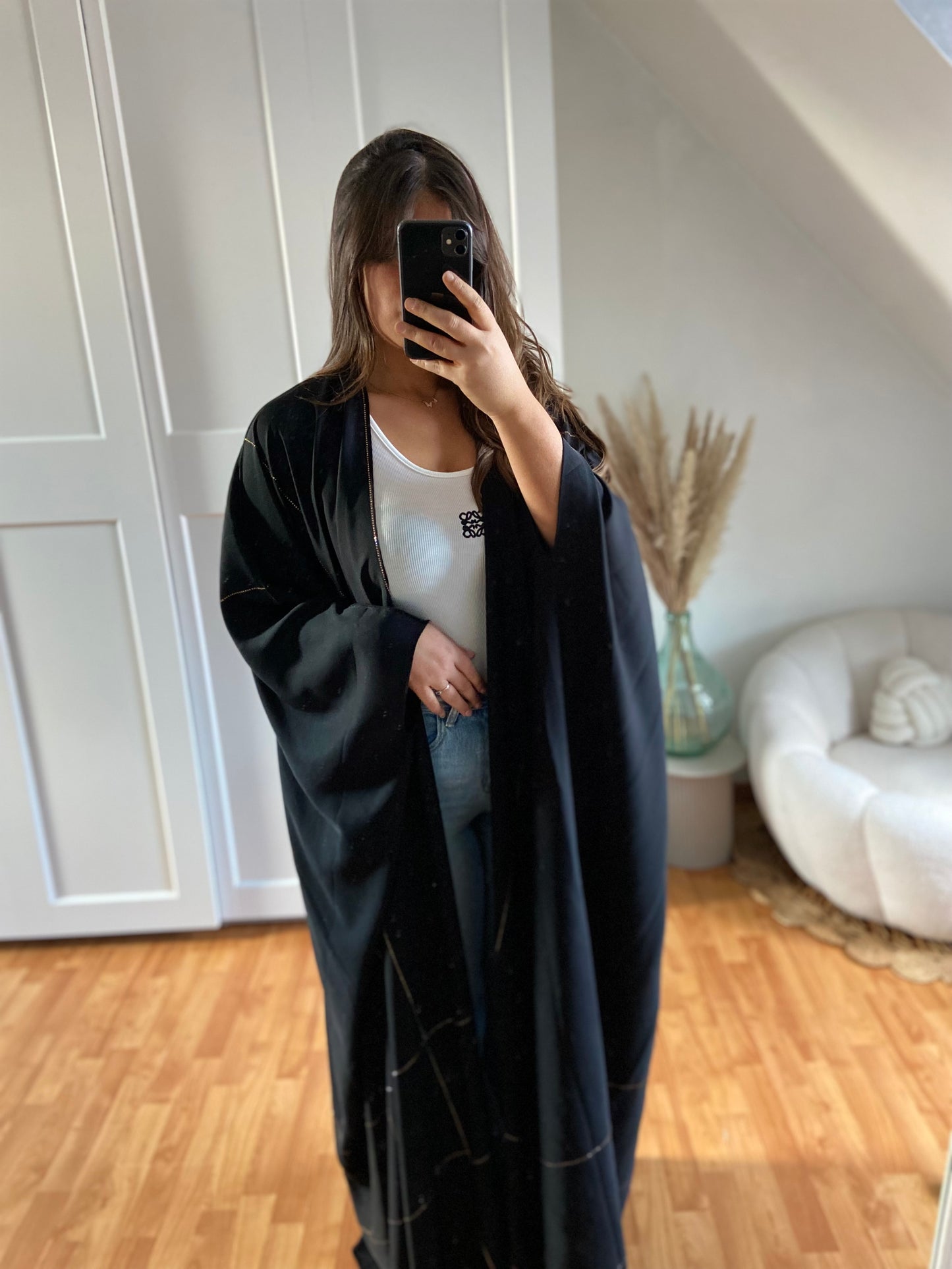 Kimono Dubaï strass | Strass Doré | LEYA