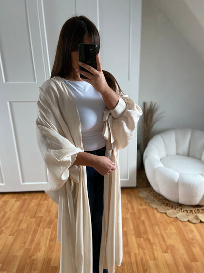 Kimono brillant | Beige | EMIRATI