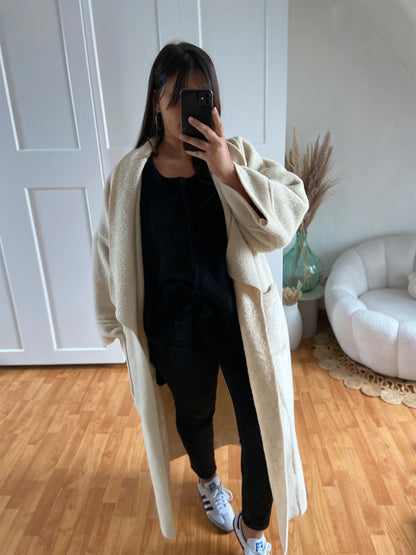 Manteau gilet | Ecru | KIM