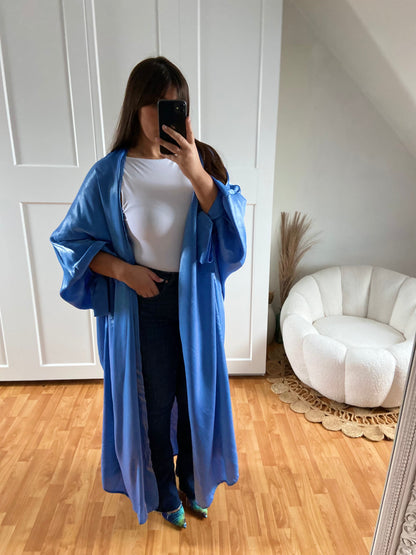 Kimono brillant | Bleu | EMIRATI