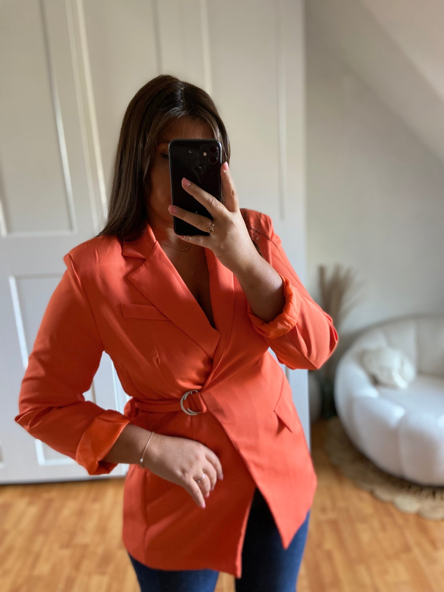 Veste Blazer | Orange | EMY