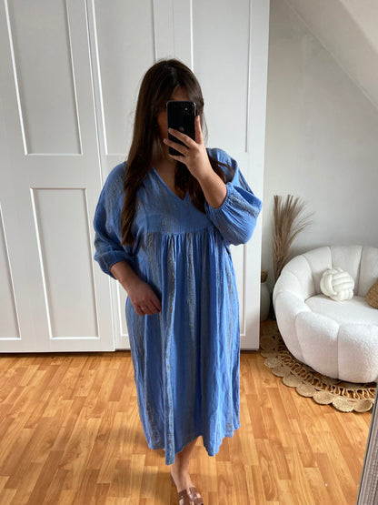 Robe en gaz de coton | SARAH