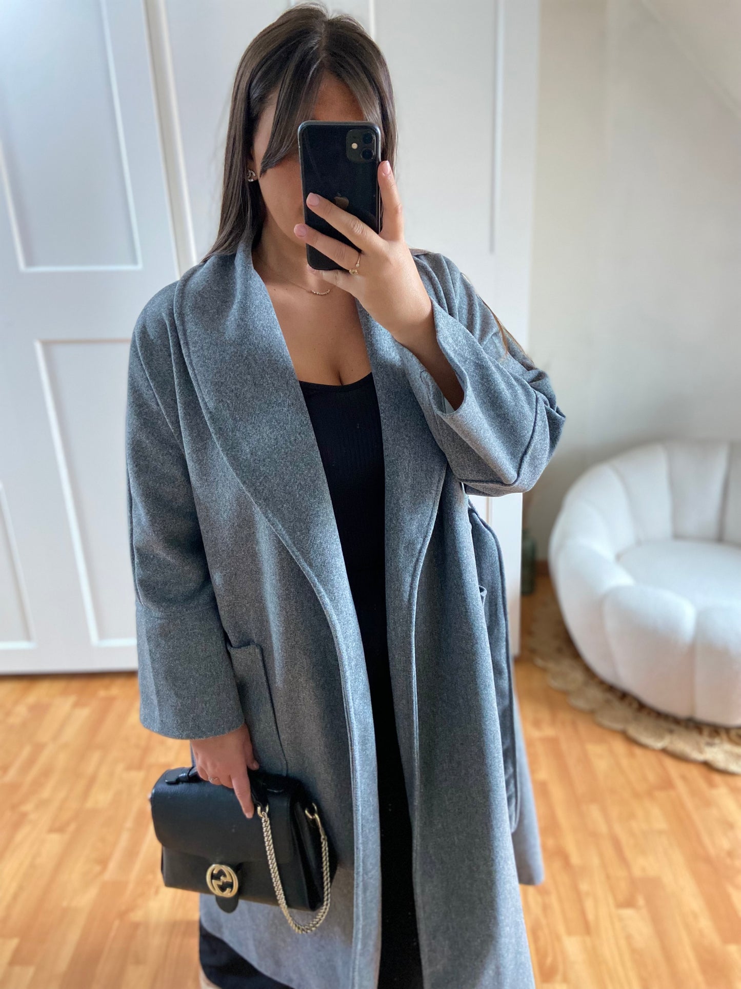 Manteau premium | Gris | EMILIA