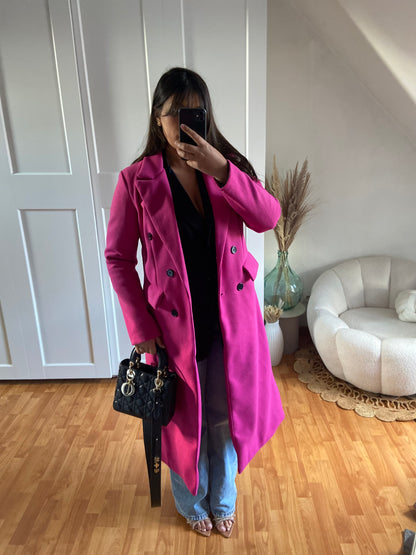 Manteau trench | Fushia | GINA