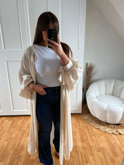 Kimono brillant | Beige | EMIRATI