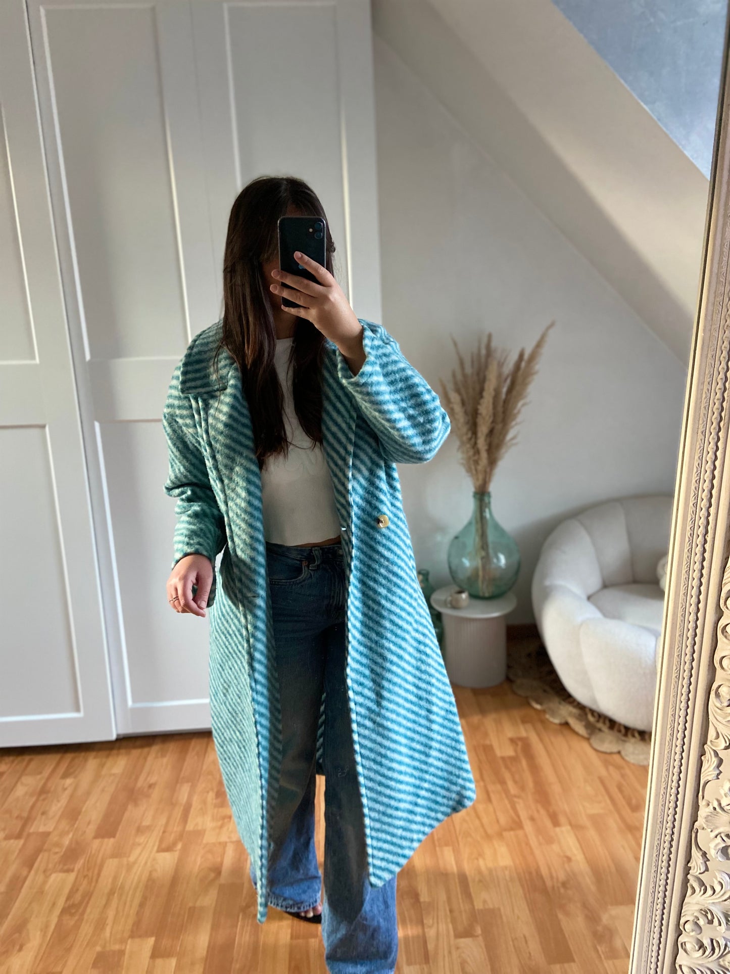 Manteau laine | Bleu | LILA