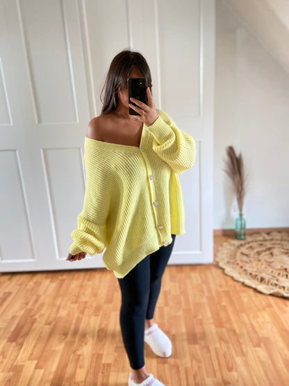 Gilet bijoux strass | Jaune | SABRINE