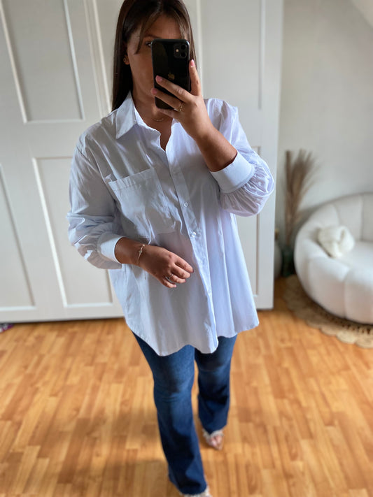 Chemise blanche oversize | OVER