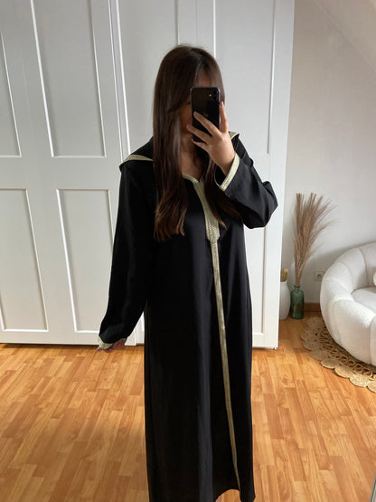 Abaya avec capuche | Noir | ORIENT