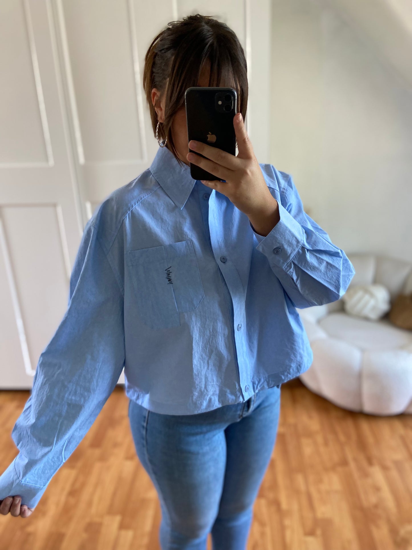 Chemise oversize | Bleu | OVER