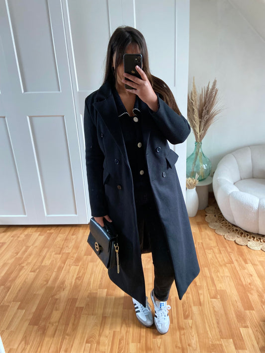 Manteau trench | Noir | GINA