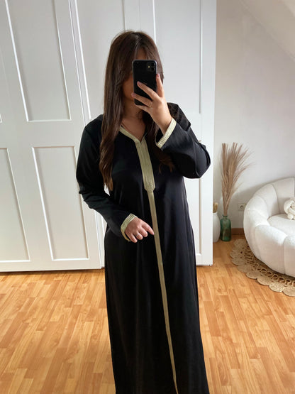 Abaya avec capuche | Noir | ORIENT