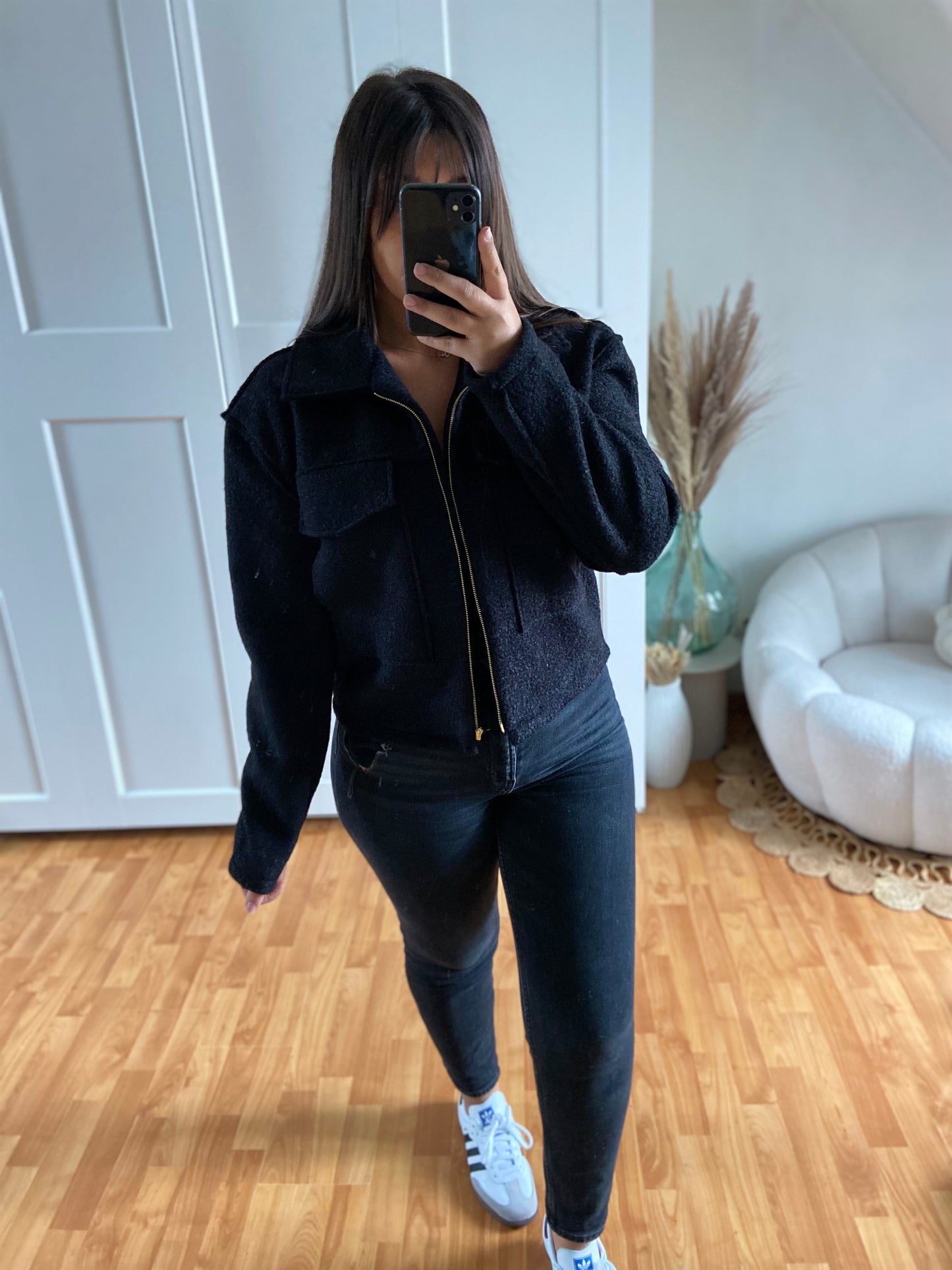 Veste bomber | Noir | ZELYA