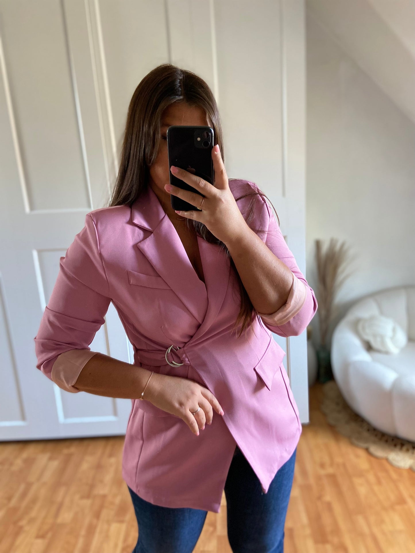 Veste Blazer | Rose | EMY