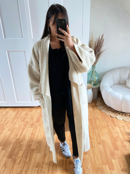 Manteau gilet | Ecru | KIM