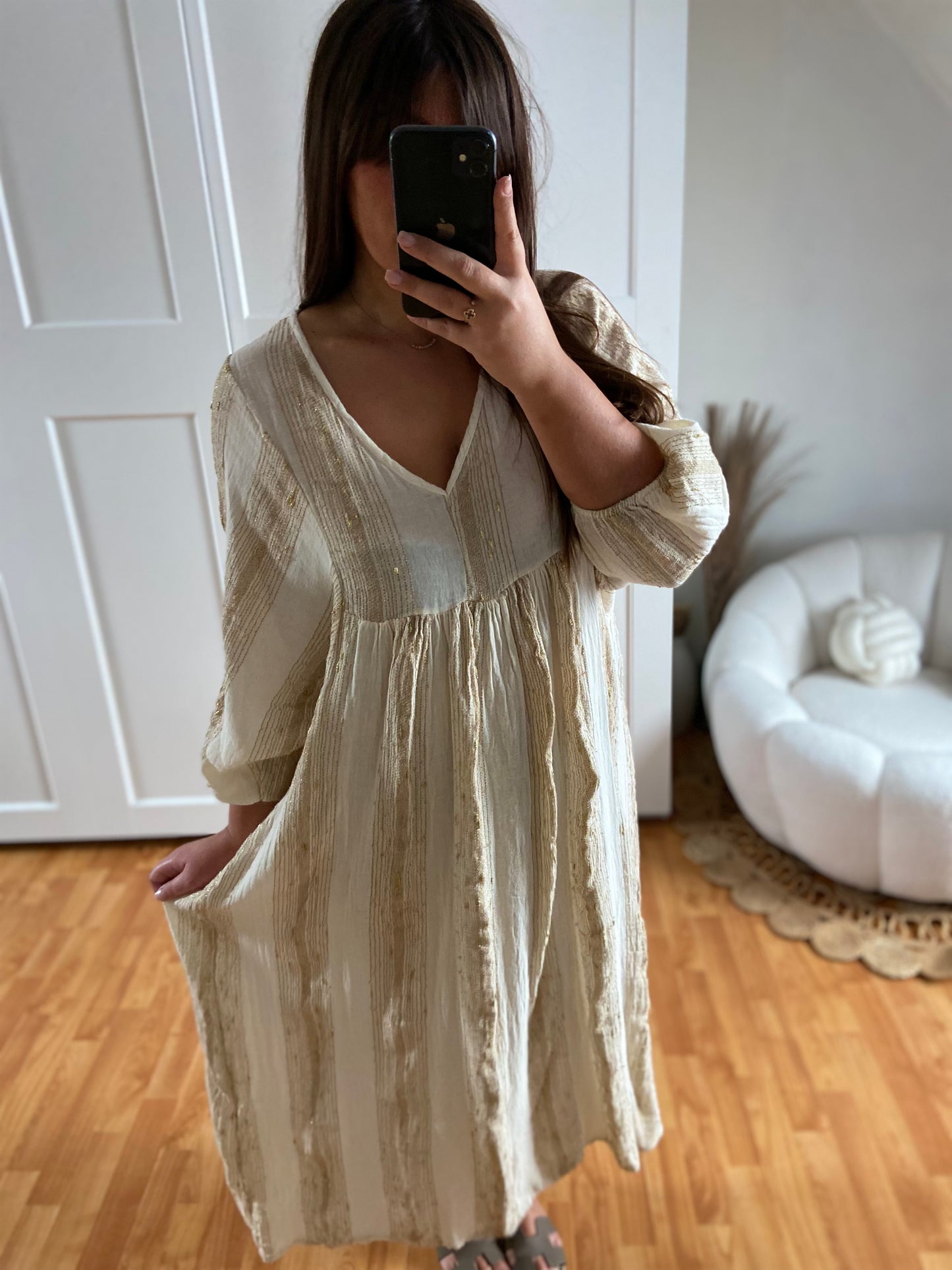 Robe en gaz de coton | SARAH