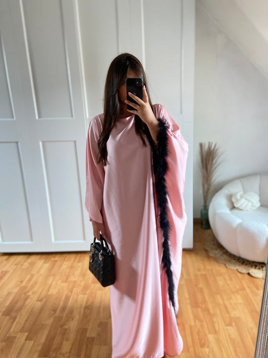 Abaya plume | Rose | MIYAR