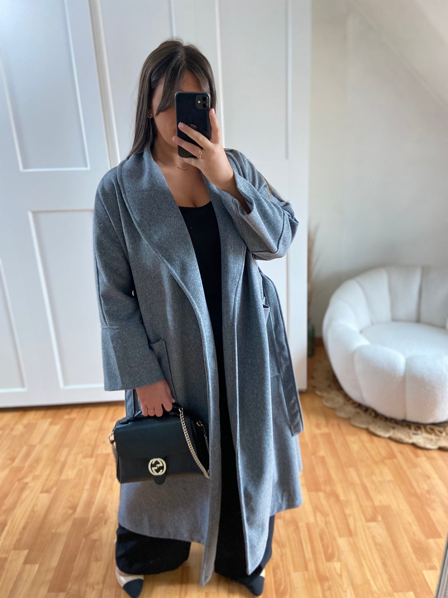 Manteau premium | Gris | EMILIA