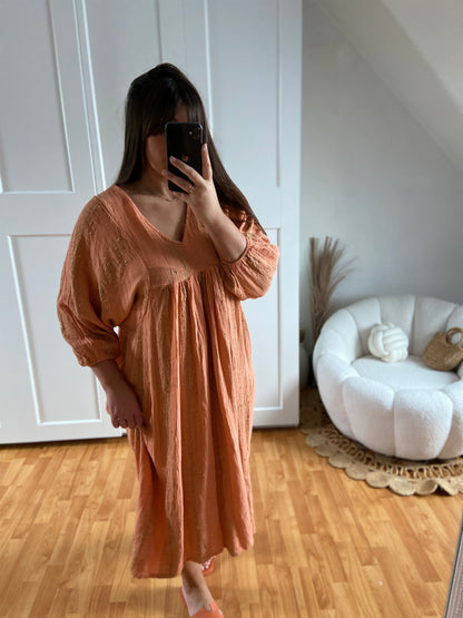 Robe en gaz de coton | SARAH