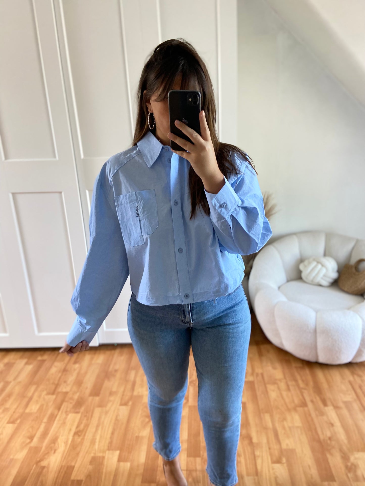 Chemise oversize | Bleu | OVER