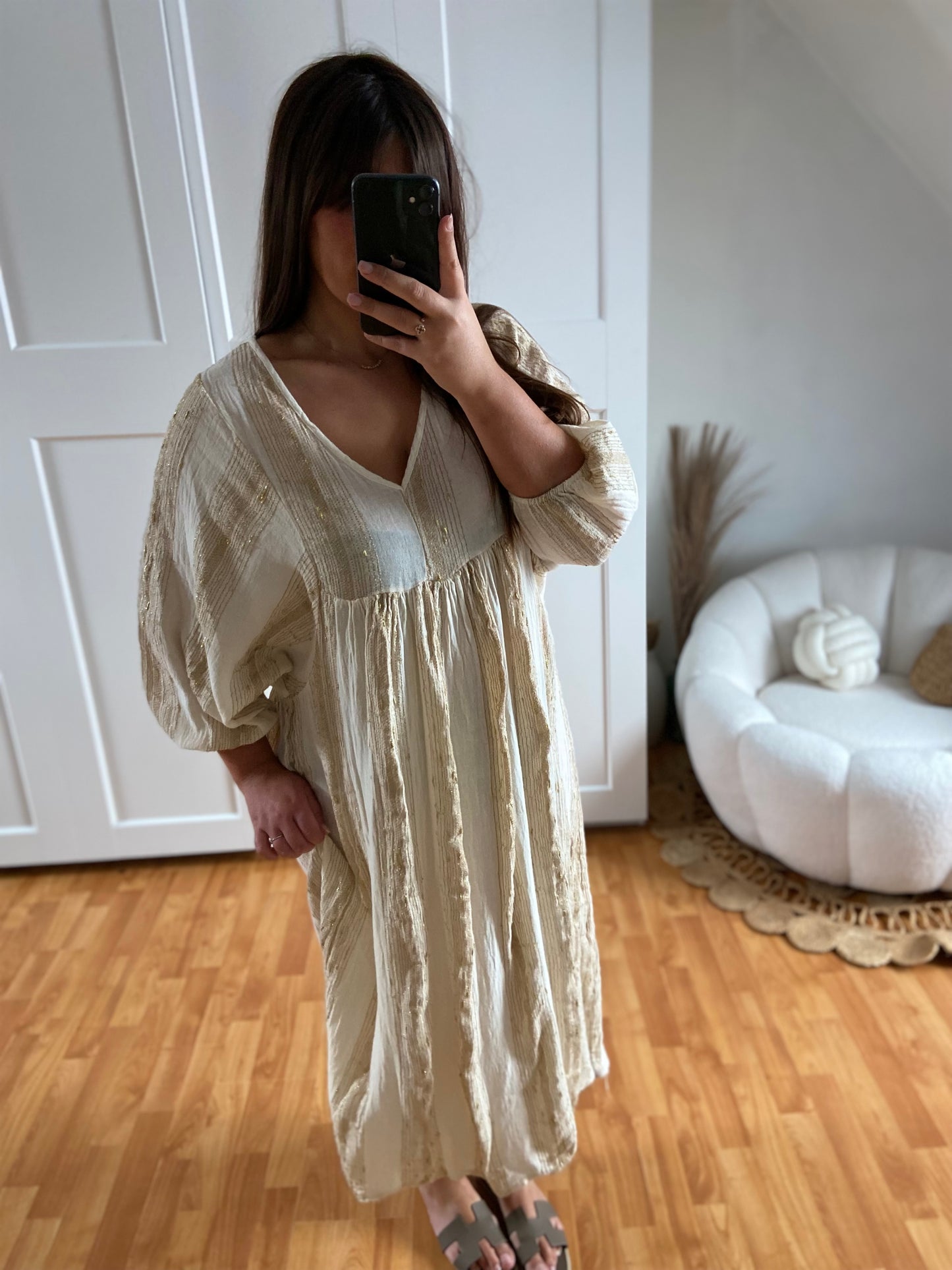 Robe en gaz de coton | SARAH