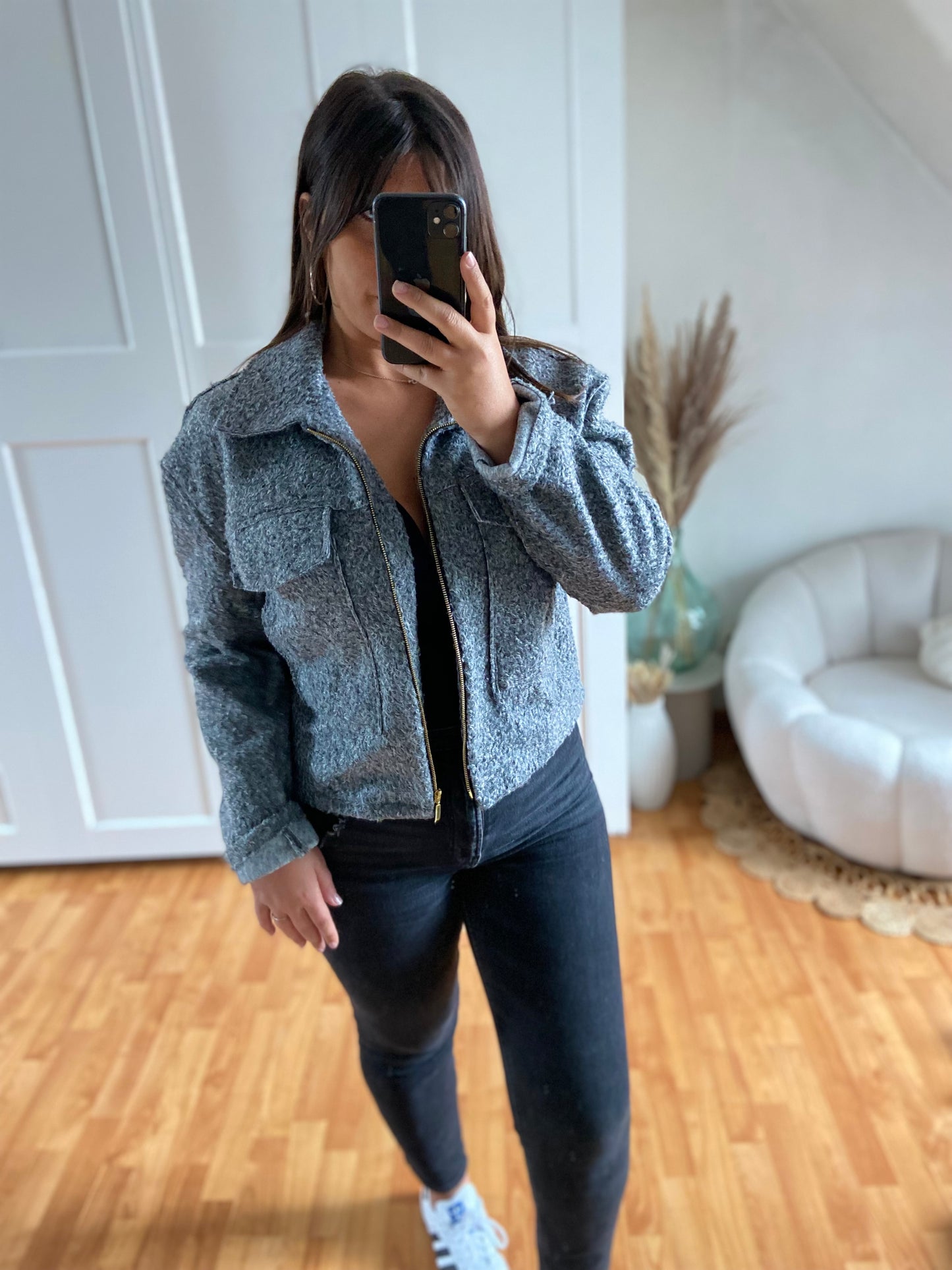 Veste bomber | Gris | ZELYA