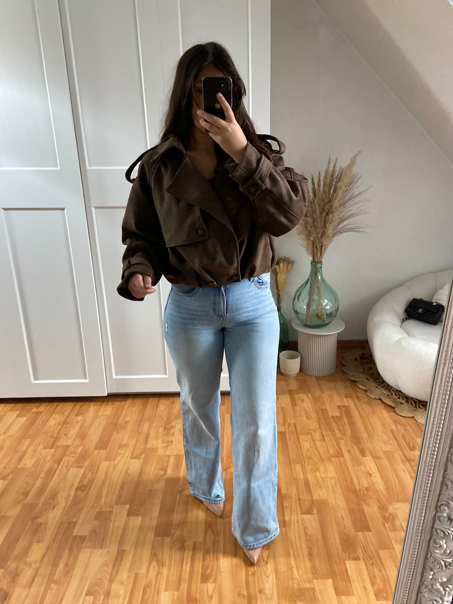 Veste enveloppe premium | Chocolat | ESRA