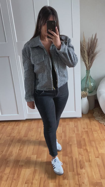 Veste bomber | Gris | ZELYA